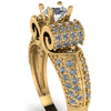 1.28ct Brilliant Diamond Gold Engagement RIng - 03US31